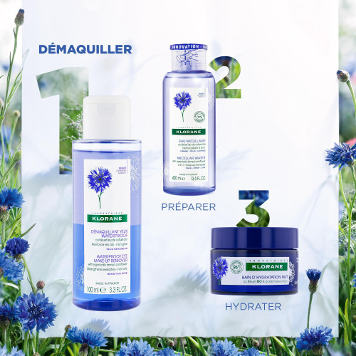 Démaquillant yeux waterproof au bleuet 100 ml