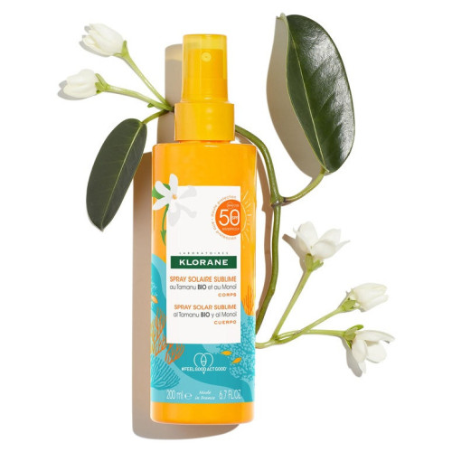 Spray Solaire Sublime au Tamanu Bio et Monoï SPF50 200 ml