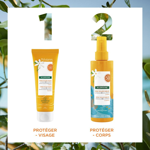 Spray Solaire Sublime au Tamanu Bio et Monoï SPF50 200 ml