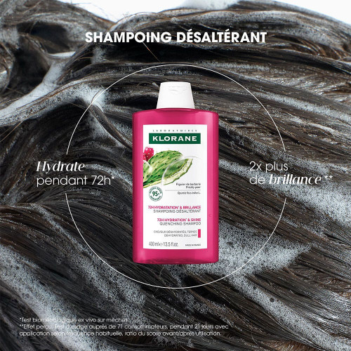 Hydratation & Brillance Shampooing Désaltérant au Figuier de Barbarie 400 ml