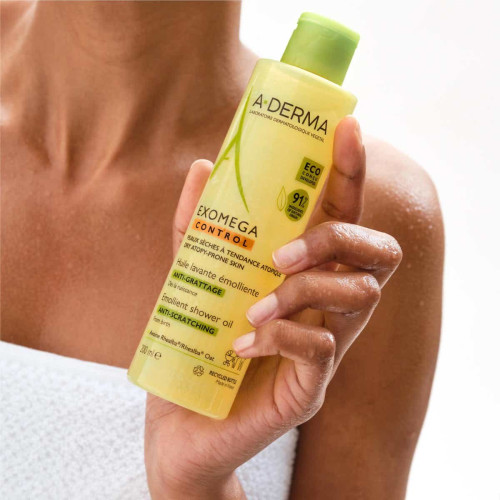 Huile lavante émolliente Exomega Control 200 ml