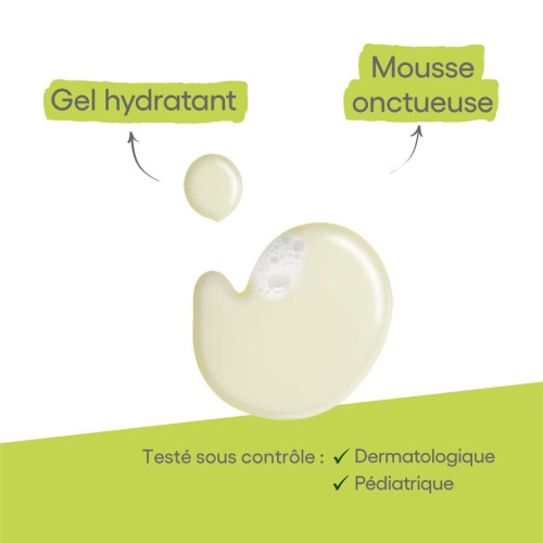 Exomega Control Gel Moussant Emollient Peaux A Tendance Atopique 2 x 500 ml