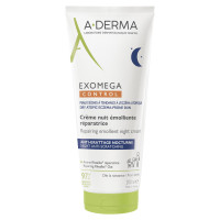 ADERMA Exomega Control Crème Nuit 200ml Peaux Atopiques Apaisées