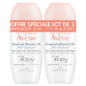 Avène Body Déodorant 24H 2x50ml Peaux Sensibles