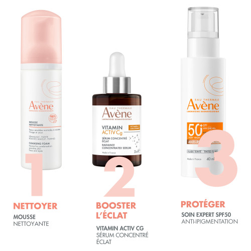 Avène Solaire Fluide Teinté SPF50+ 40ml Anti-taches et Protection UV