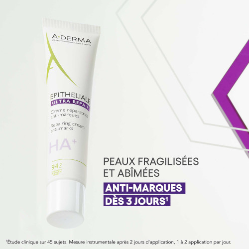 A-Derma Epitheliale A.H Ultra Repair Crème 100 ml Peau Réparée Rapidement