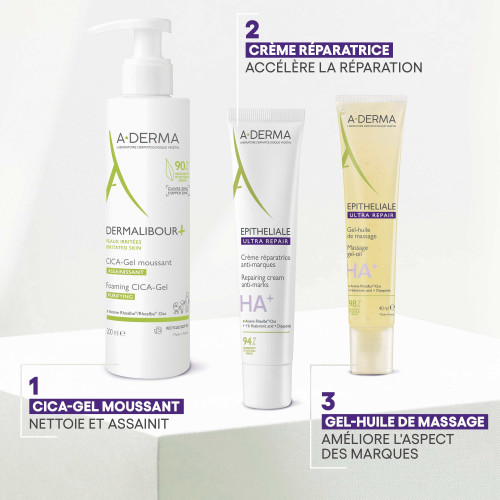 A-Derma Epitheliale A.H Ultra Repair Crème 100 ml Peau Réparée Rapidement