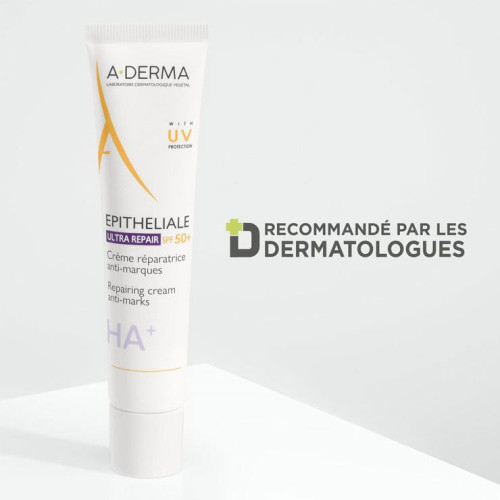 A-Derma Epitheliale A.H Ultra SPF50+ 100ml Répare et Protège Peau