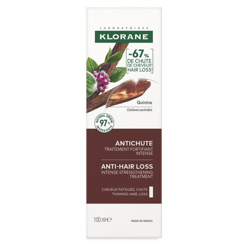 Klorane Anti Chute Traitement Quinine 100ml Renforce et Stimule Cheveux