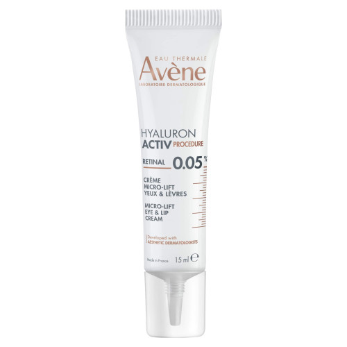 Avène Hyaluron Activ Crème Yeux Lèvres 15 ml Anti-âge Hydratante