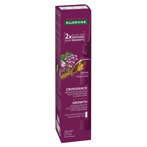 Klorane Sérum Croissance 100ml Renforce et Accélère la Pousse des Cheveux