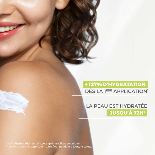 A-DERMA Lait Corps Hydratation 72H 400 ml Peau Douce et Protégée