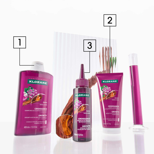Klorane Après-Shampoing Croissance 200ml Cheveux Denses et Forts