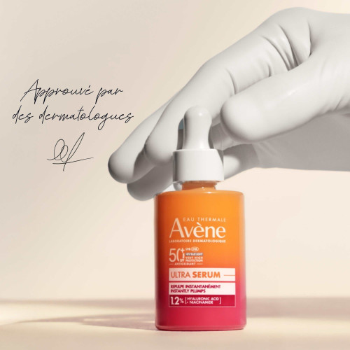 Sérum Avène SPF50+ : Protection UVB/UVA/Lumière Bleue - Peau Repulpée