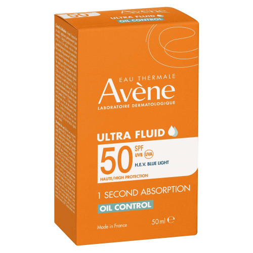 AVENE SOLAIRE SPF50+ Oil Ultra-Fluide | Protection Visage Sensible