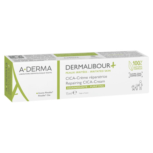 Crème ADERMA CICA Réparatrice : Apaisement & Réparation 24h - 15ml