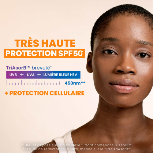 AVENE SOLAIRE UTRA SPF50+ : Sérum hydratant anti-UV et lumière bleue