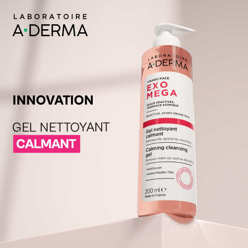 ADERMA Gel Apaisant : -100% Inconforts, Peaux Réactives & Sèches