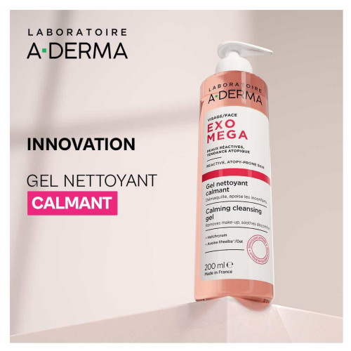 ADERMA Gel Apaisant : -100% Inconforts, Peaux Réactives & Sèches