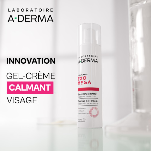ADERMA Exoméga Gel-Crème : -86% inconforts, hydratation longue durée