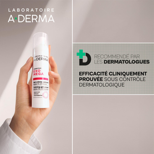 ADERMA Exoméga Gel-Crème : -86% inconforts, hydratation longue durée