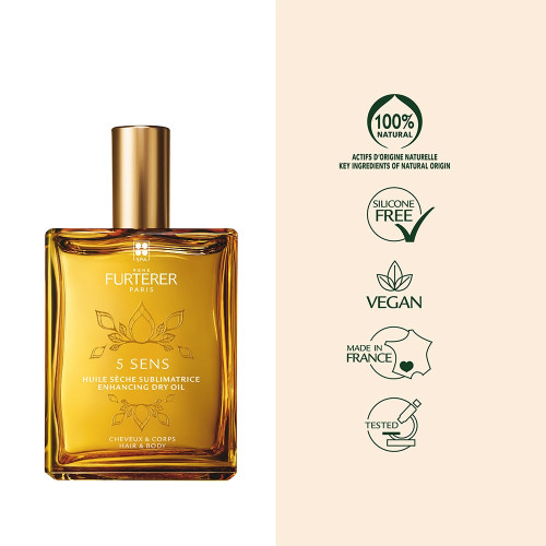 Furterer Huile 5 Sens 100mL - Nutrition et Protection Cheveux