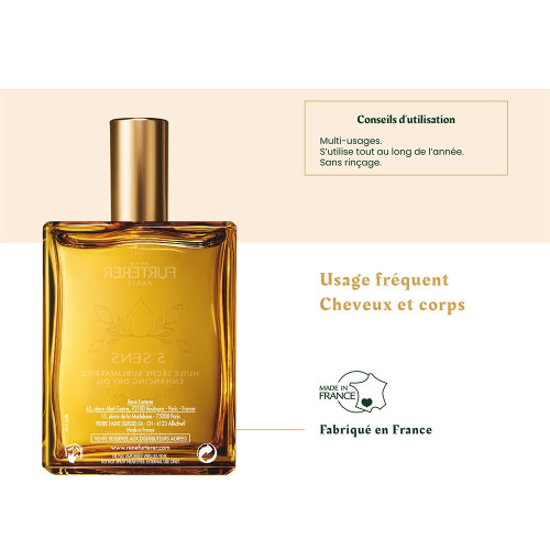 Furterer Huile 5 Sens 100mL - Nutrition et Protection Cheveux