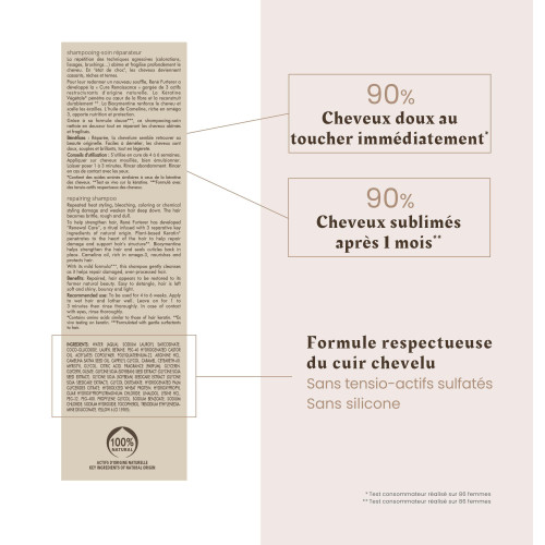 Furterer Absolue Keratine 200ml - Shampooing Réparateur Doux