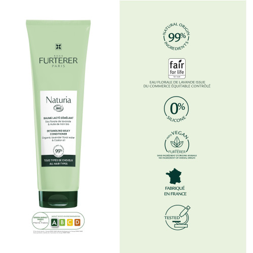 Furterer Naturia Baume Lacté 150ml - Démêlage Immédiat