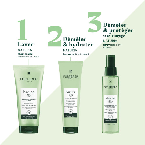 Furterer Naturia Shampooing Bio Douceur 400ml, Tous Types de Cheveux