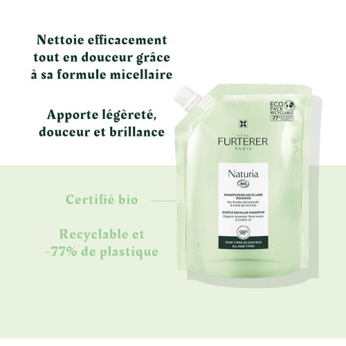Furterer Naturia Shampooing Bio Douceur 400ml, Tous Cheveux