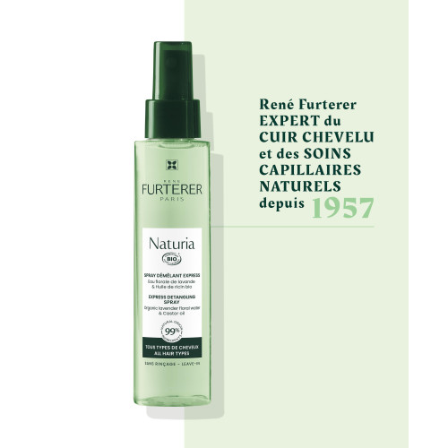 Furterer Naturia Spray Démêlant Bio 200ml - Démêlage Instantané