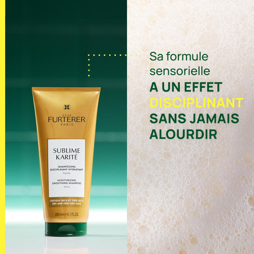 Sublime Karité Shampooing Disciplinant Hydratant Cheveux Secs et Très Secs 50 ml