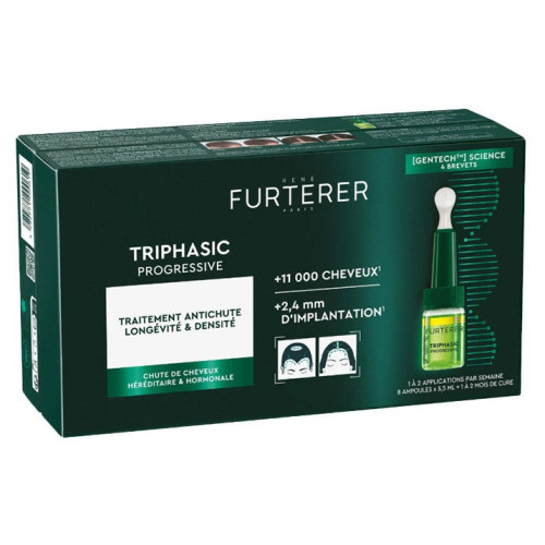 René Furterer Triphasic Progressive 8x5.5ml Lutte Anti-Chute Cheveux