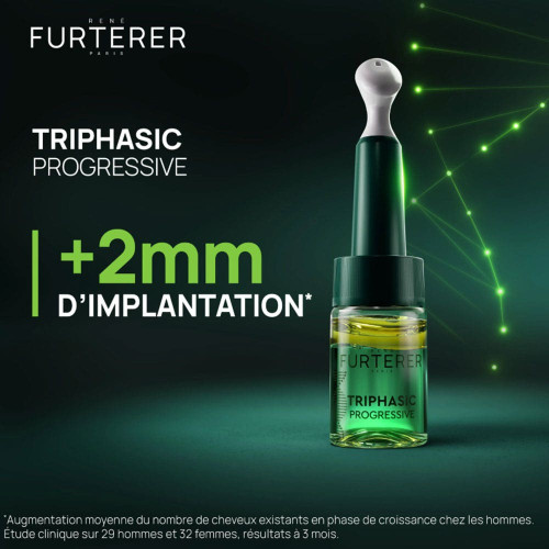 René Furterer Triphasic Progressive 8x5.5ml Lutte Anti-Chute Cheveux