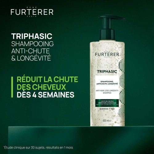 René Furterer Triphasic Shampoing 500ml Anti-Chute Densité Cheveux