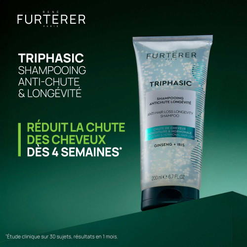 René Furterer Triphasic Shampoing 200 ml Anti-Chute Cheveux Denses