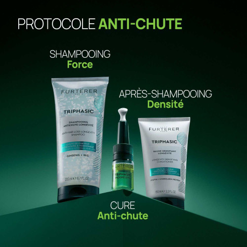 René Furterer Triphasic Shampoing 200 ml Anti-Chute Cheveux Denses