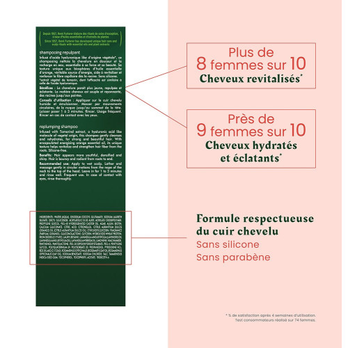Shampooing FURTERER : repulpant naturel, cheveux fins, éclat retrouvé