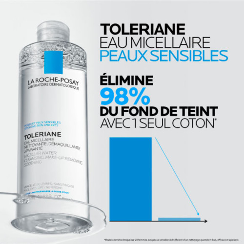 La Roche Posay Solution Micellaire 400mL - Démaquillage doux