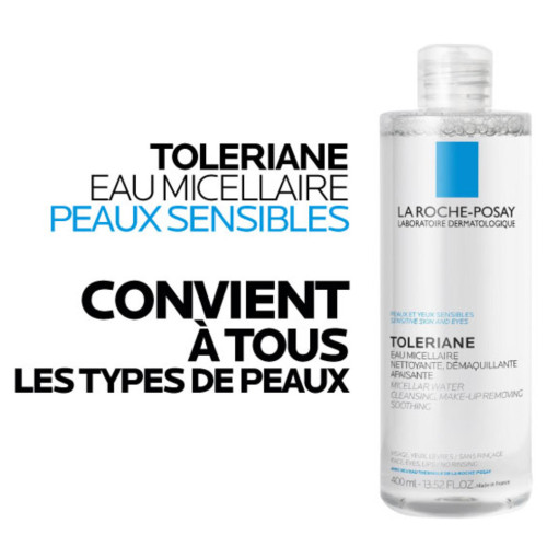 La Roche Posay Solution Micellaire 400mL - Démaquillage doux
