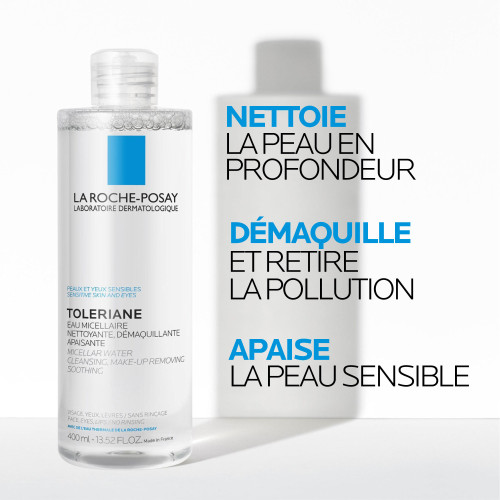 La Roche Posay Solution Micellaire 400mL - Démaquillage doux