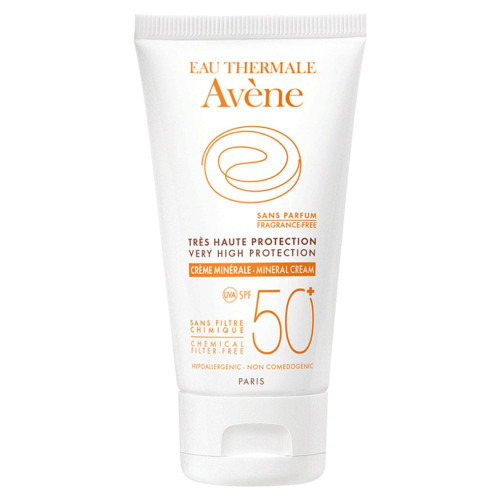AVENE Crème Minérale 50+ 50mL - Protection Haute, Sans Paraben