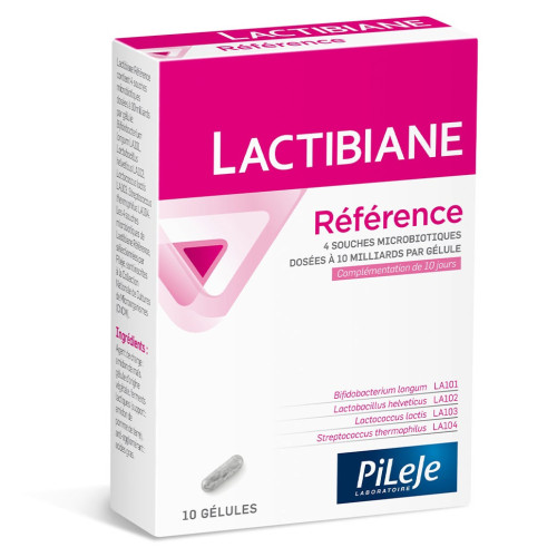 Pileje Lactibiane Référence 10 Gélules - Renfort Flore Intestinale