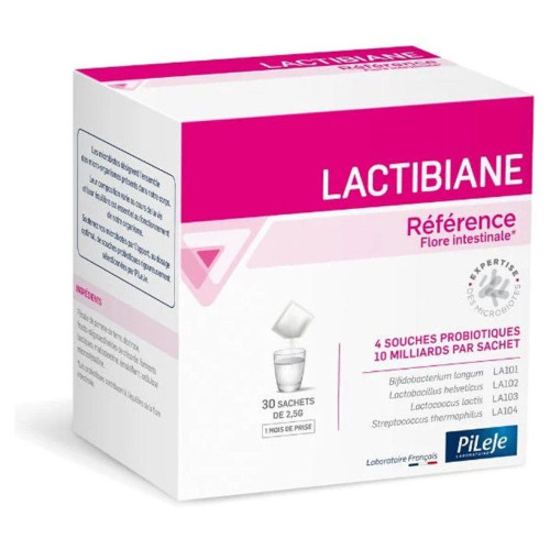 PILEJE Lactibiane Référence 30 Sachets - Transit et Flore Intestinale