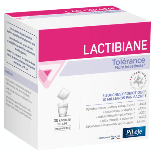 PILEJE Lactibiane Tolérance 30 Sachets - Flore intestinale saine