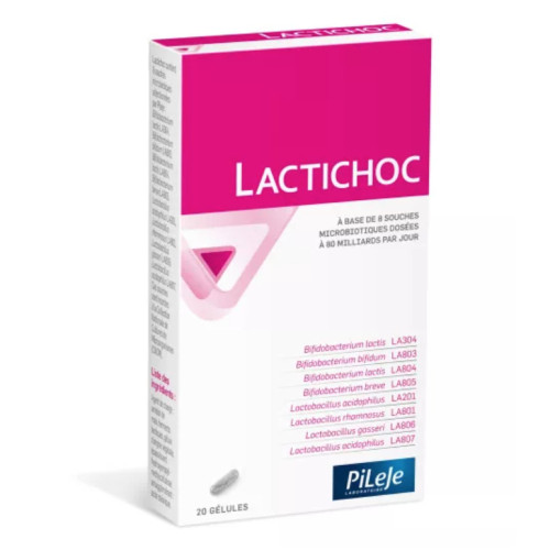 Pileje Lactichoc 20 Gélules - Restaure la Flore Intestinale