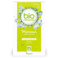 Nutrisanté Infusion Minceur Thé Vert 20 Sachets - Aide Digestion