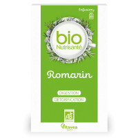 Nutrisanté Infusion Bio Romarin 20 Sachets - Tonifie et Purifie