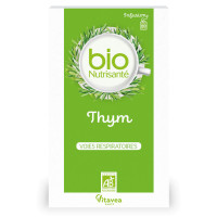Nutrisanté Infusion Bio Thym 20 Sachets - Apaise Gorge